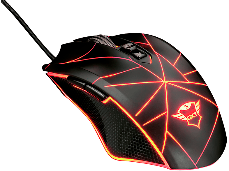 TRUST 22332 GXT 160 TURE ILLUMINATED GAMING MOUSE Gaming Maus, Schwarz