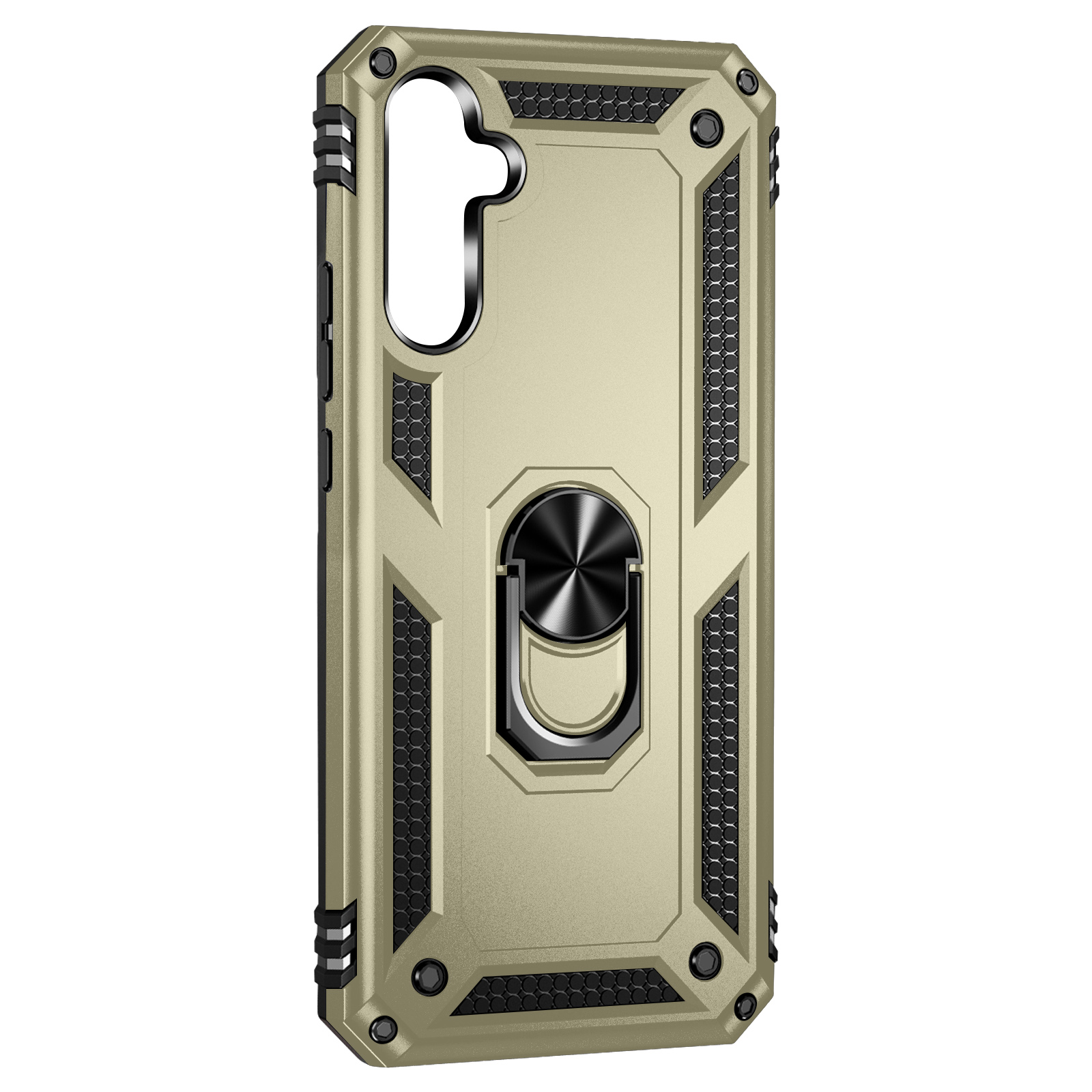 5G, Ring Stoßfeste A54 mit AVIZAR Handyhülle Backcover, Series, Galaxy Samsung, Gold