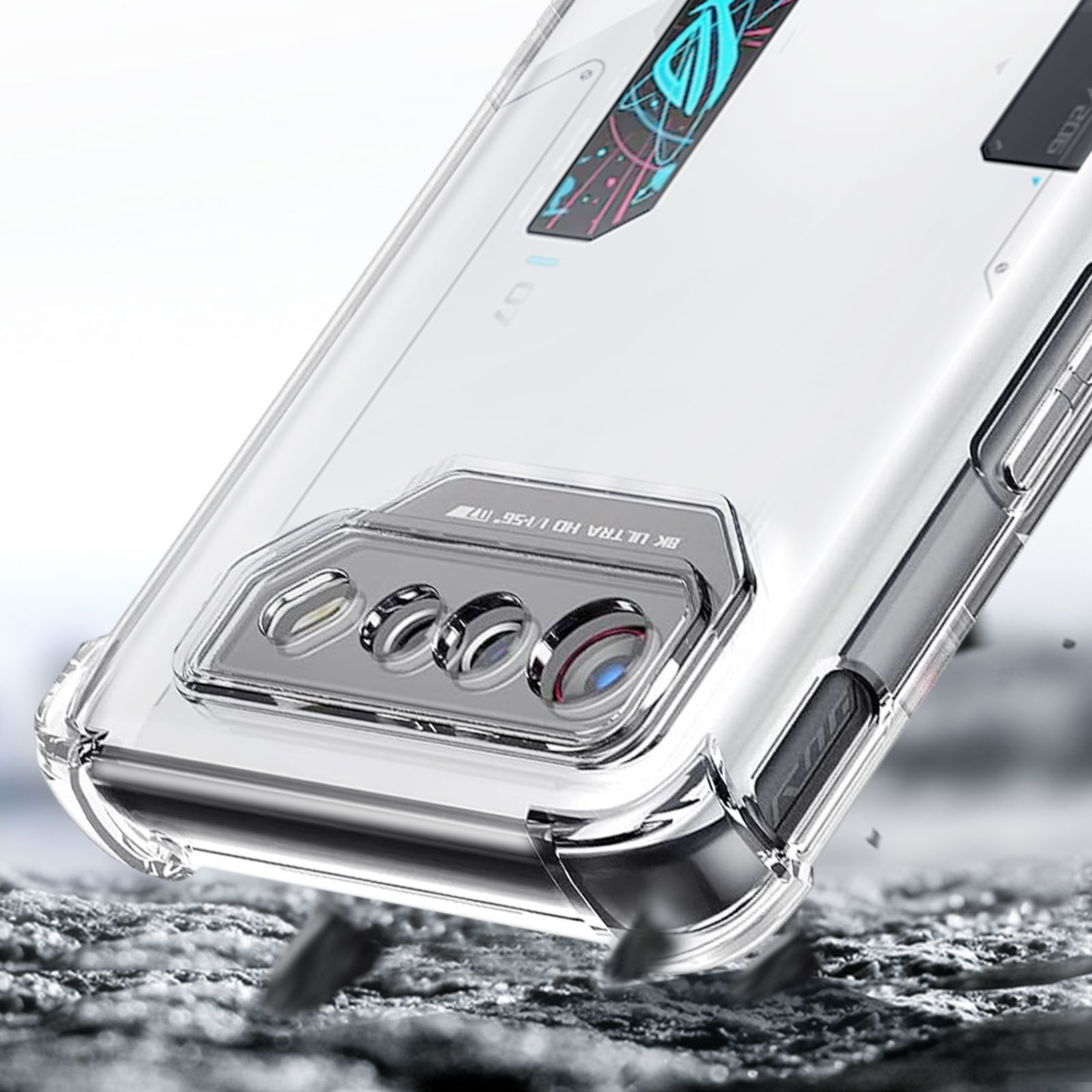 AVIZAR Classic 7 Series, Rog Bump Phone Ultimate, Backcover, Asus, Transparent