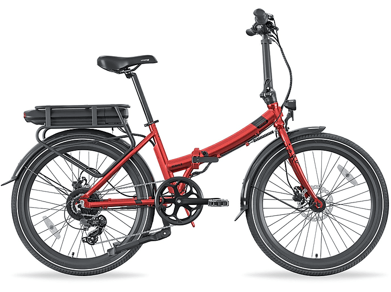 Bicicleta eléctrica Moma Bikes Plegable, Urbana EBIKE-20 .2, Alu. SHIMANO  7V Bat. Ion Litio 36V 16Ah Negro, Bicicletas, Los mejores precios