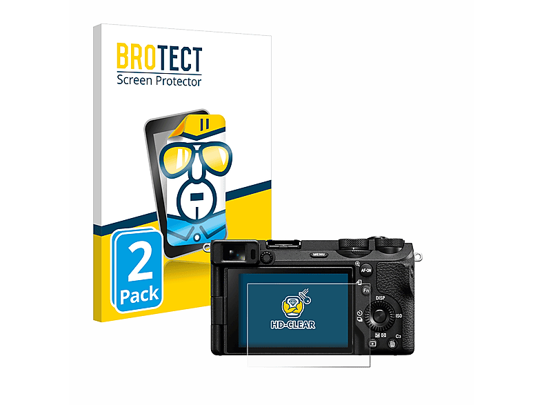 BROTECT 2x klare Schutzfolie(für Sony Alpha 6700)