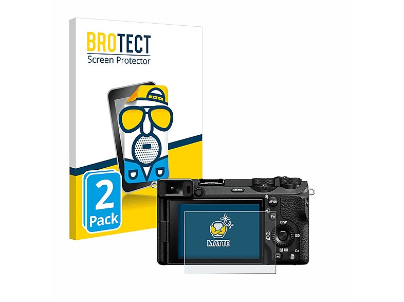 BROTECT 2x matte Schutzfolie(für Sony Alpha 6700) | Kamera Schutzfolie