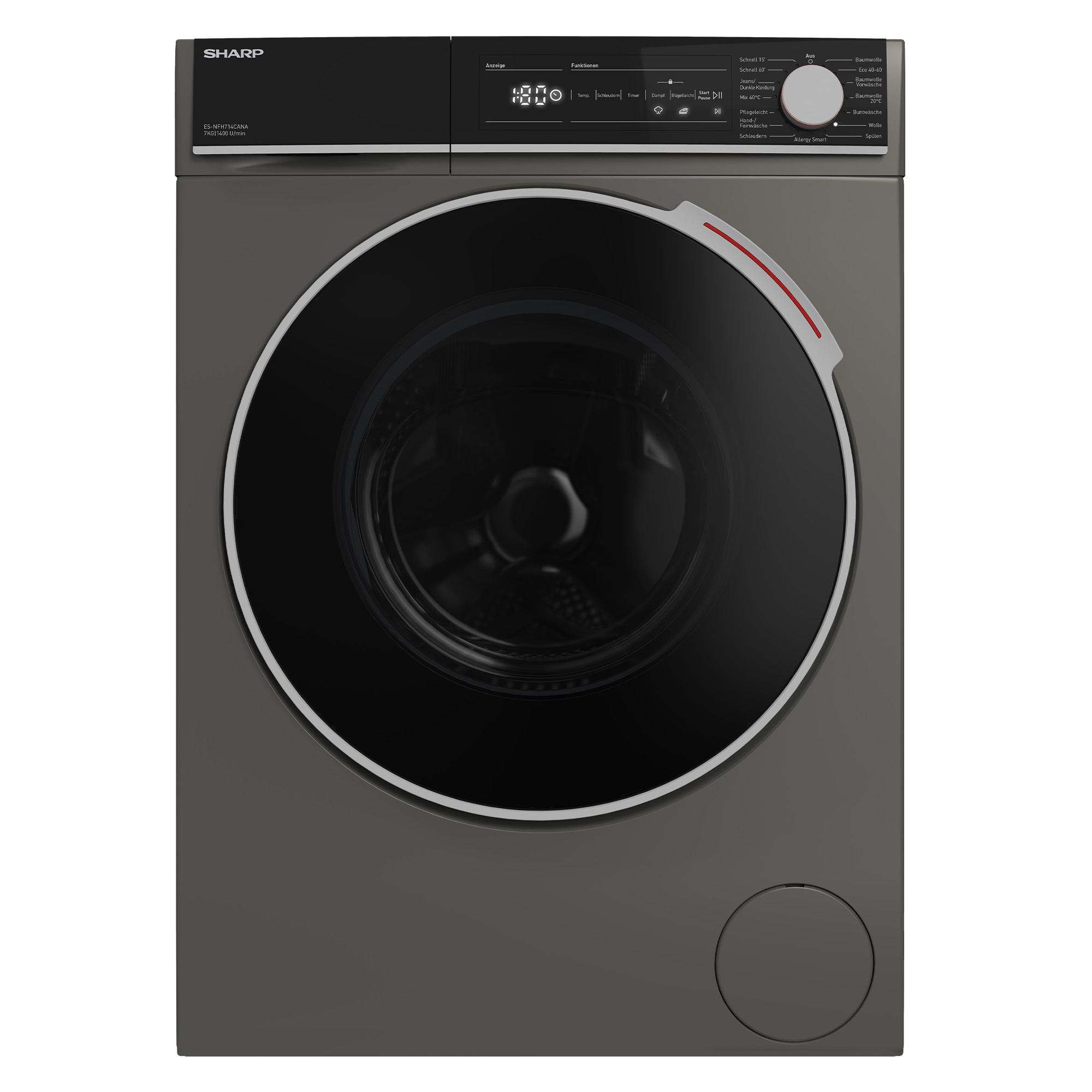 SHARP ES-NFH714CANA-DE Waschmaschine (7 A) kg
