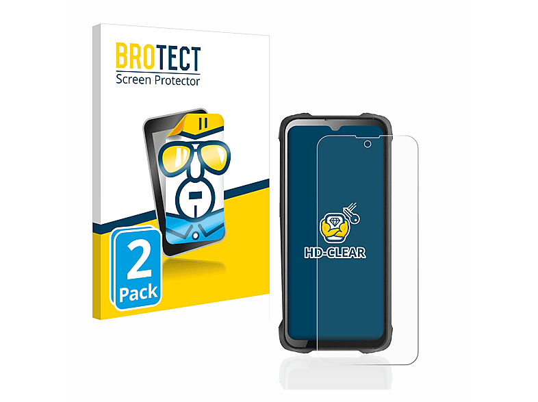 BROTECT 2x klare Schutzfolie(für Cubot King Kong 9) | Displayschutzfolien & Gläser