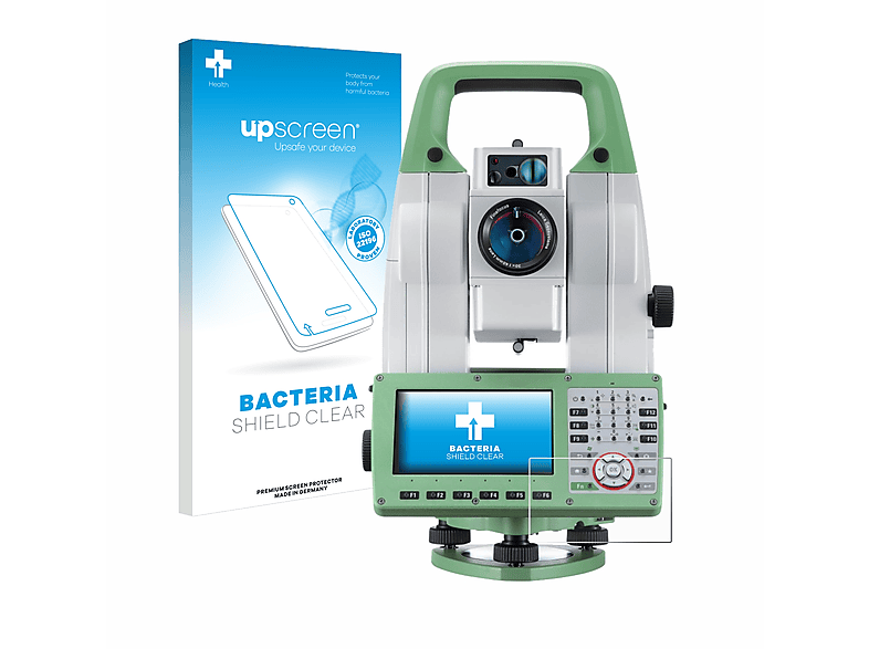 UPSCREEN antibakteriell klare Schutzfolie(für Leica Viva TS16)