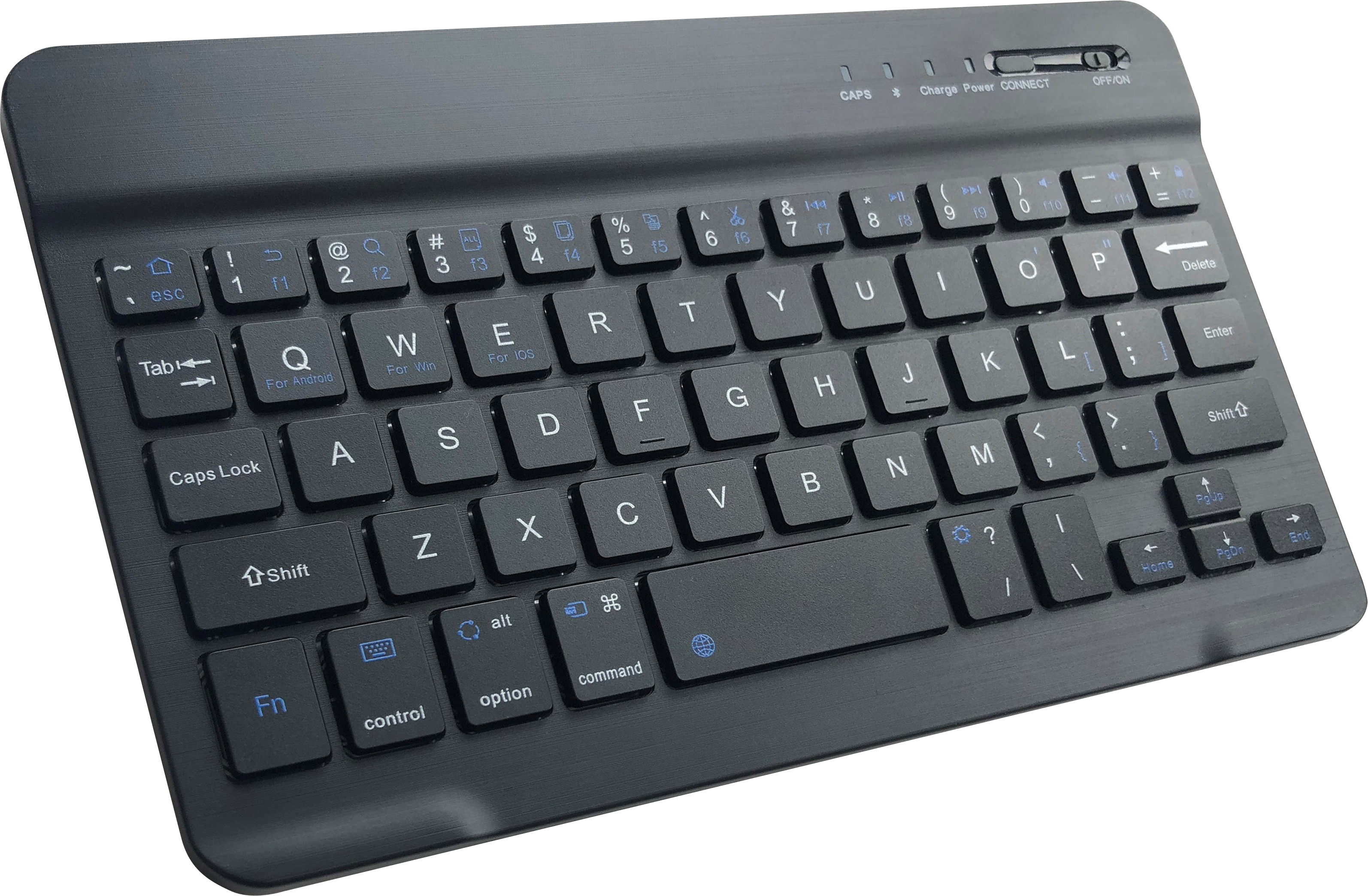 Kunstleer, Backcover Tablethülle Tastatur CAZY Samsung Hülle für Galaxy mit Kompatibel Grau Tab