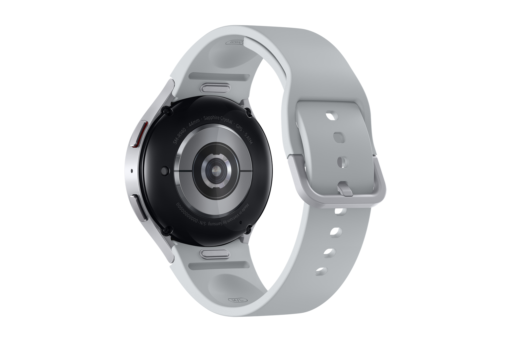 20 Kunststoff, Watch SAMSUNG Silber SM-R940NZSAEUE mm, Breite: Smart Aluminium