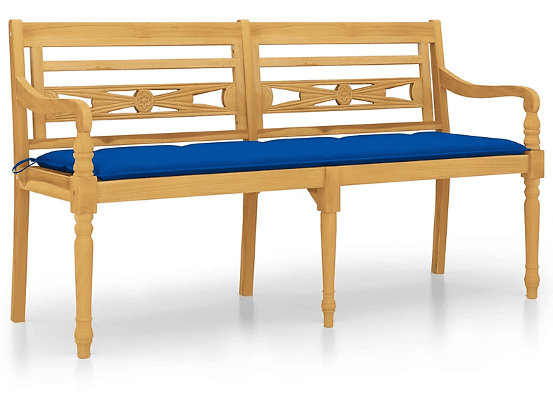 VIDAXL 3100851 Gartenbank, Blau SATURN