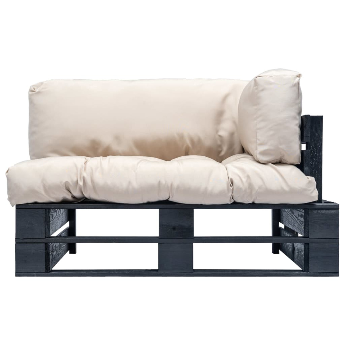 Schwarz Gartensofa, VIDAXL 277413