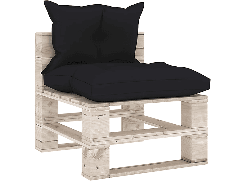 3066069 Gartensofa, Schwarz VIDAXL