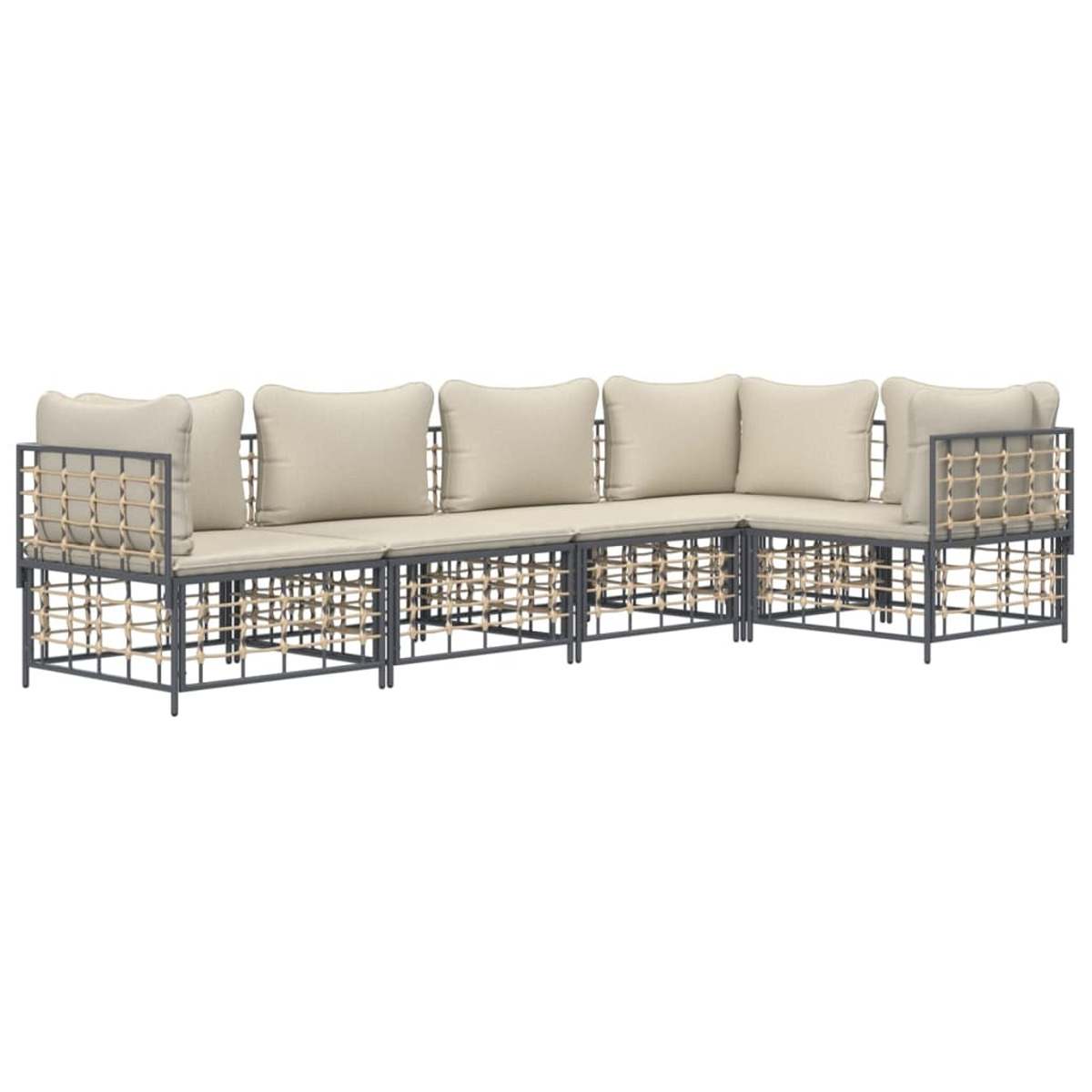 VIDAXL 3186750 Gartensofa, Grau