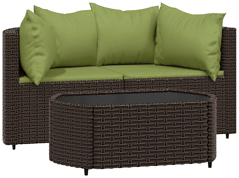 VIDAXL 319839 Gartensofa, Braun