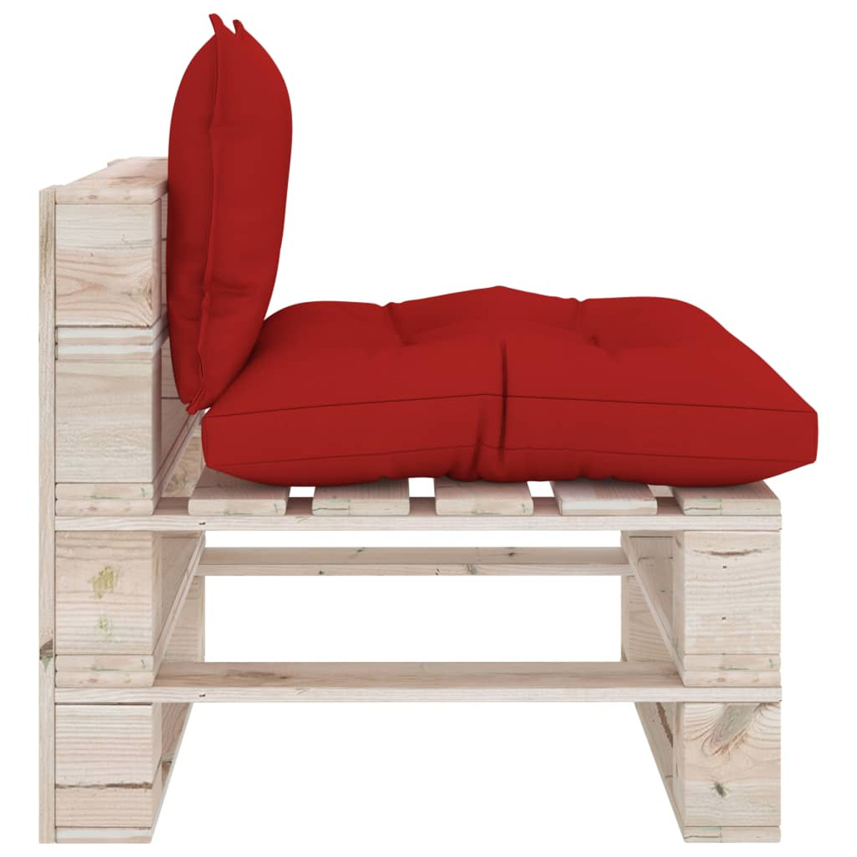 Gartensofa, VIDAXL 3066077 Rot