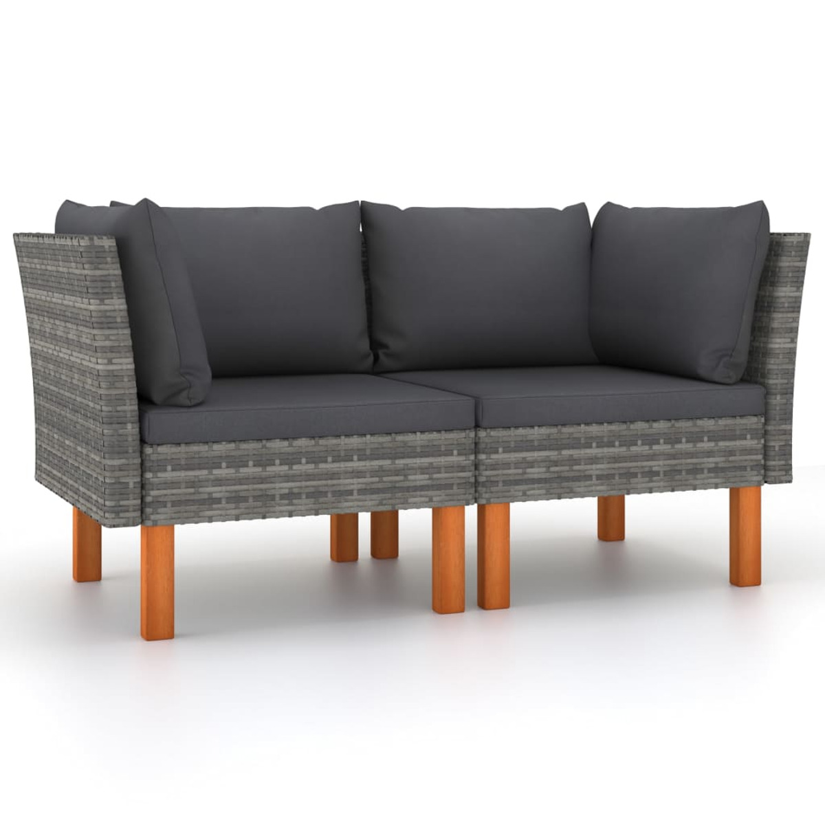 Grau Gartensofa, VIDAXL 315758