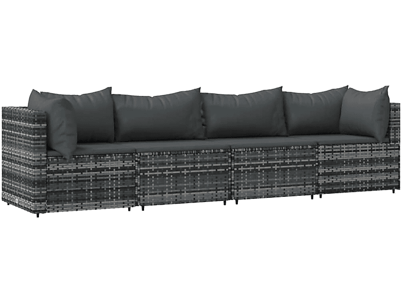 Grau Gartensofa, VIDAXL 319768