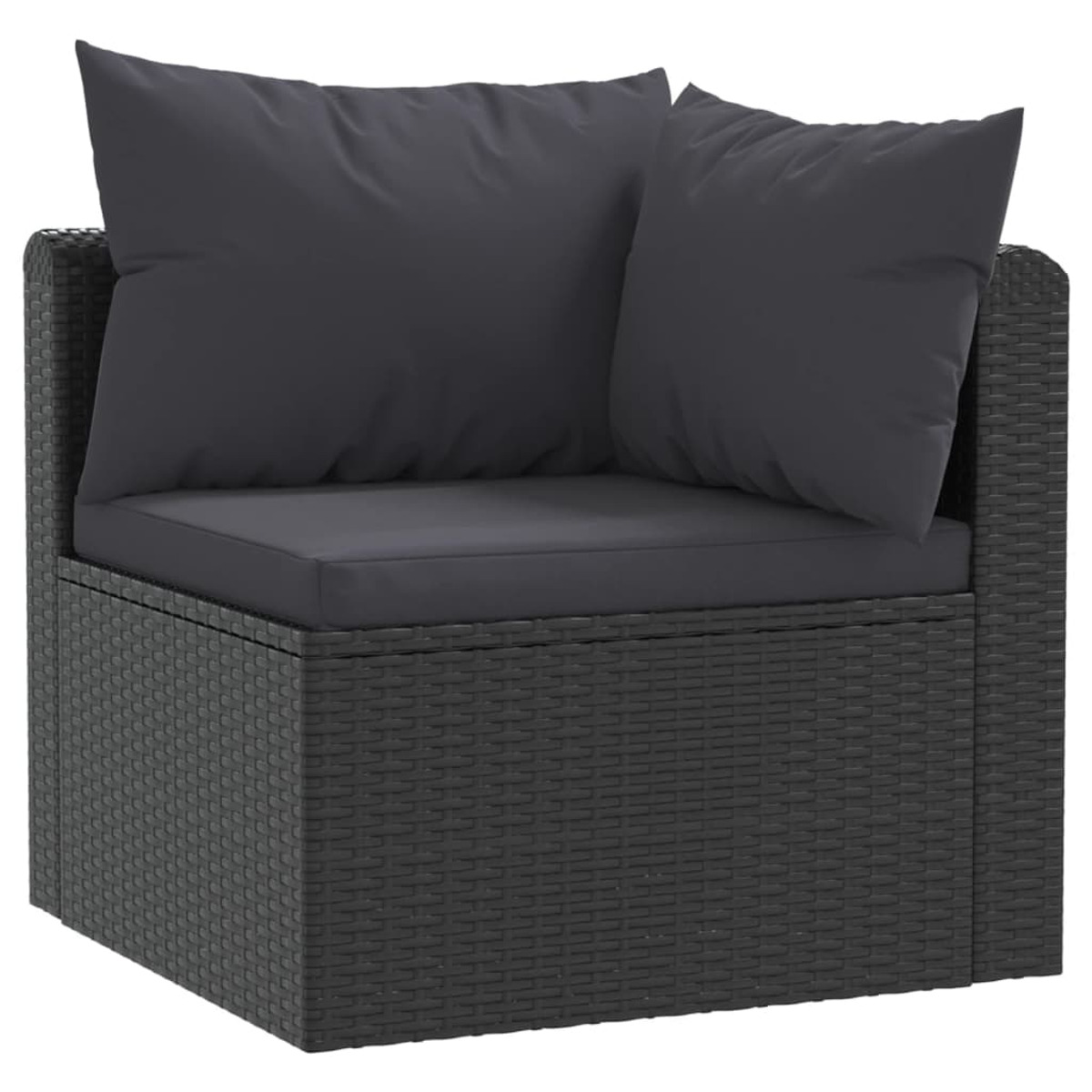 Gartensofa, 46554 Schwarz VIDAXL