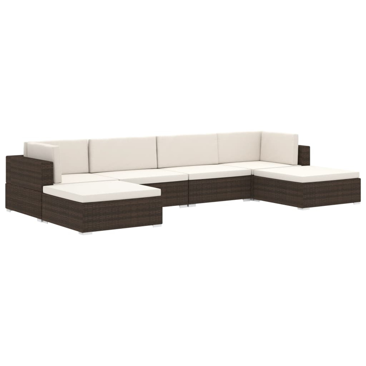 46797 Gartensofa, Braun VIDAXL