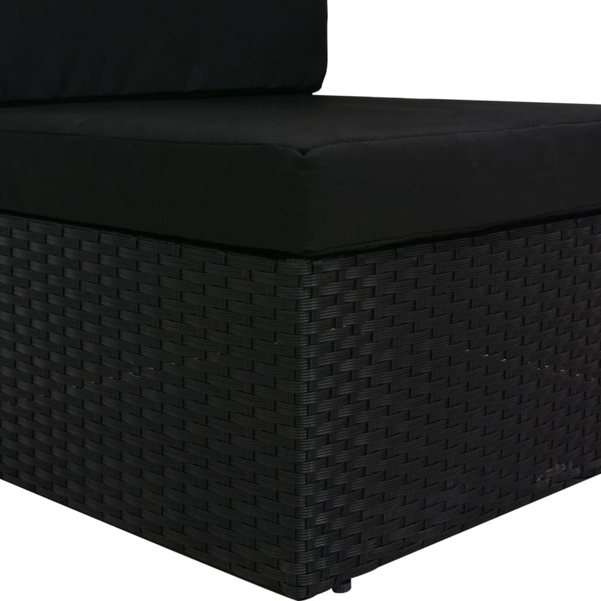 Schwarz Gartensofa, VIDAXL 49505