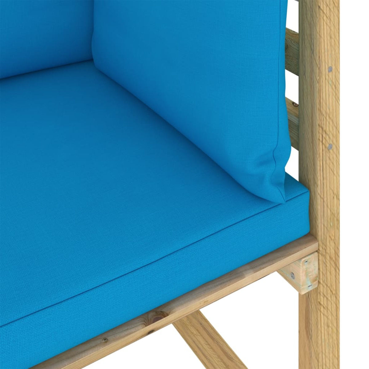 VIDAXL Blau Gartensofa, 3065051