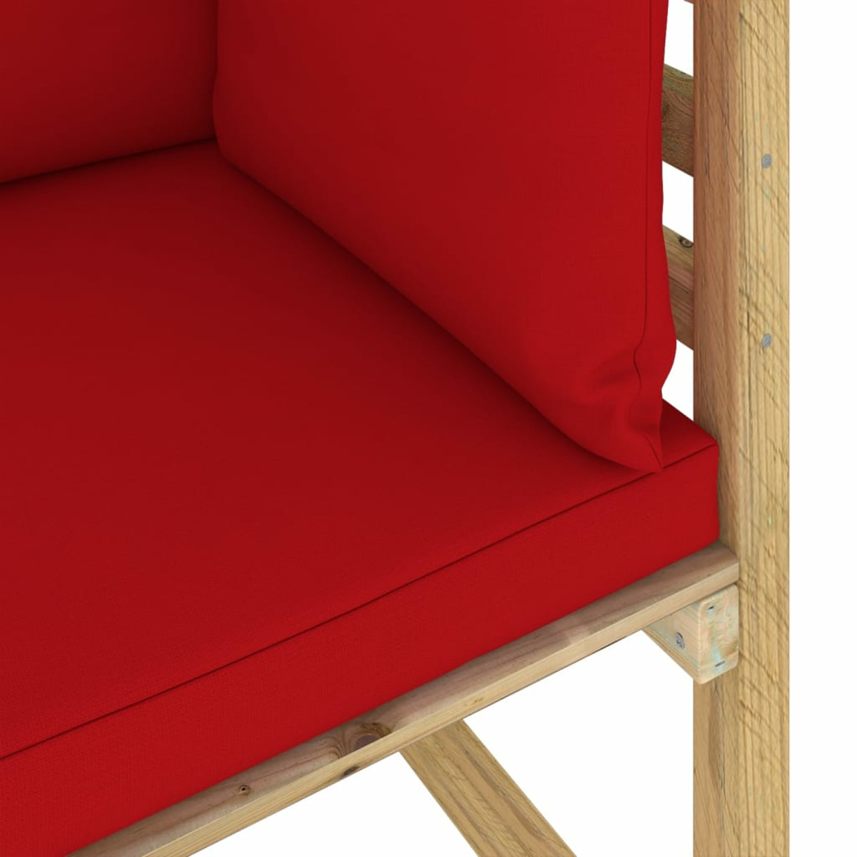 VIDAXL 3065111 Rot Gartensofa