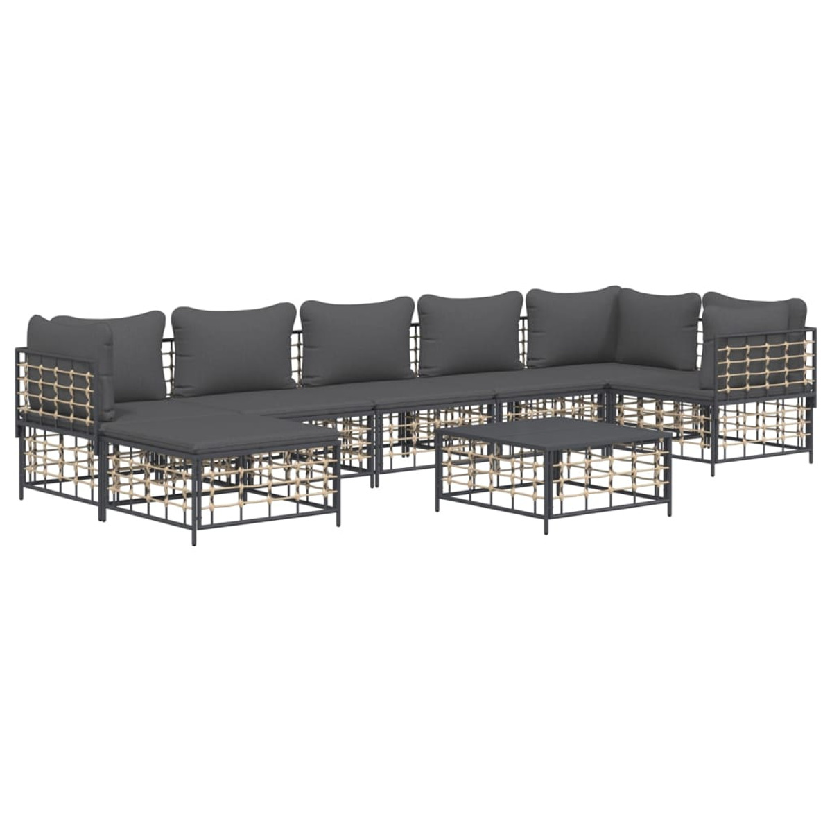 VIDAXL 3186777 Gartensofa, Grau