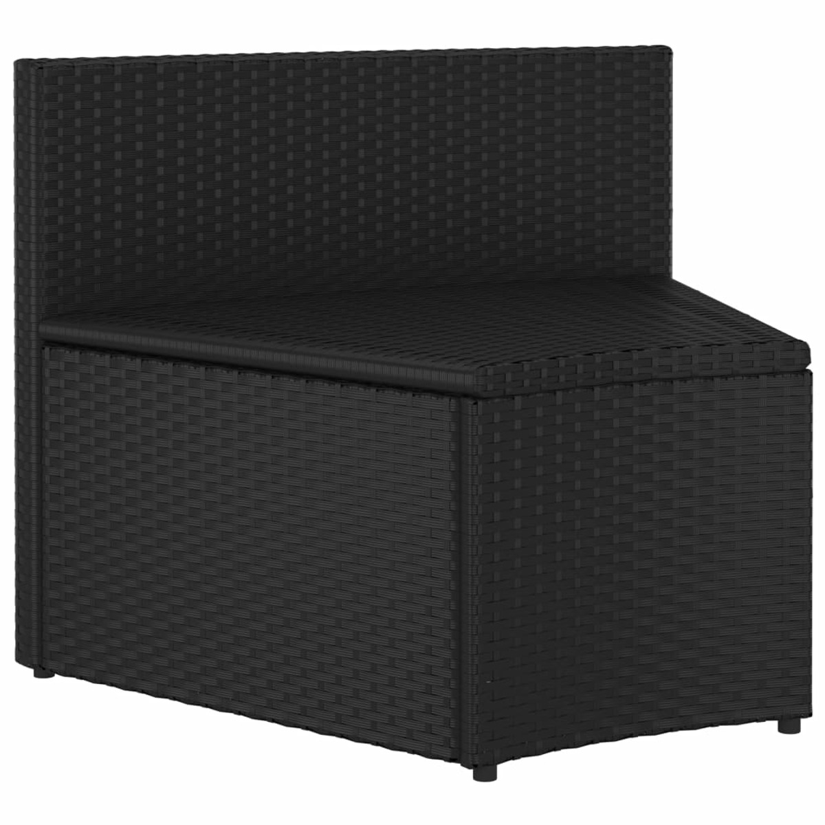 Gartensofa, VIDAXL 310464 Schwarz