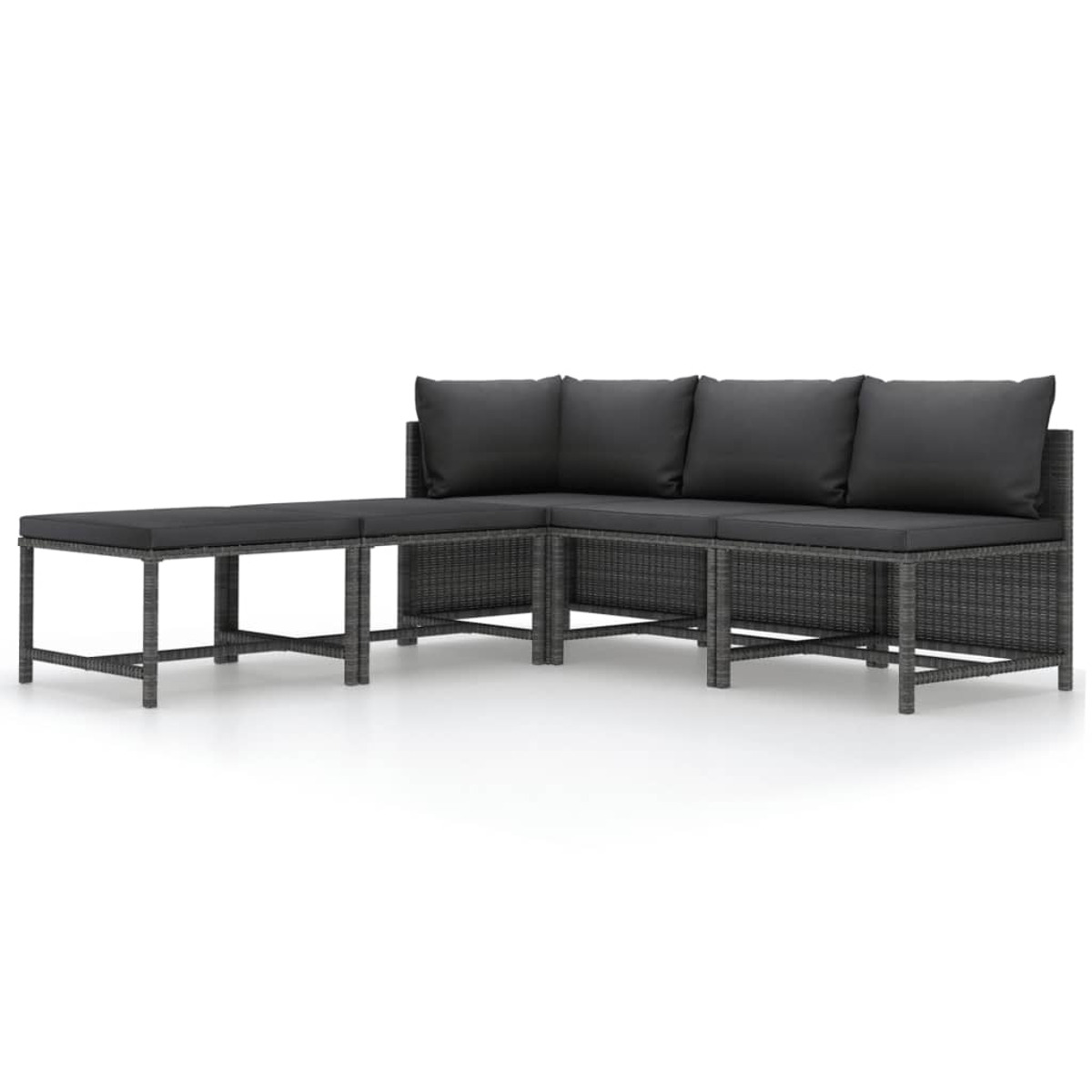 Grau Gartensofa, 313503 VIDAXL