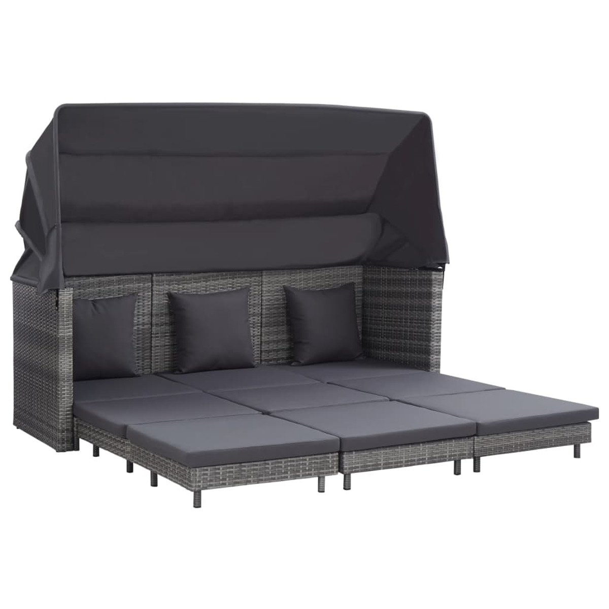 Gartensofa, Grau VIDAXL 46077