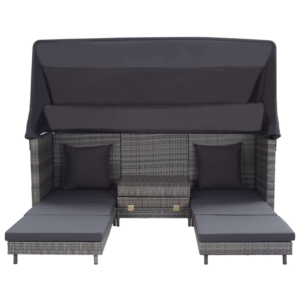 VIDAXL 46077 Gartensofa, Grau