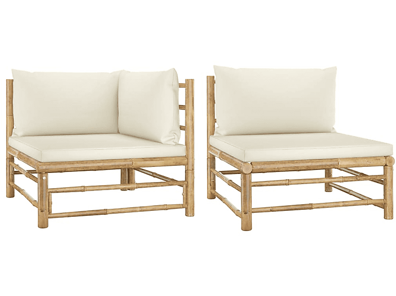 VIDAXL 313143 Gartentisch- Stuhlset, Weiß und