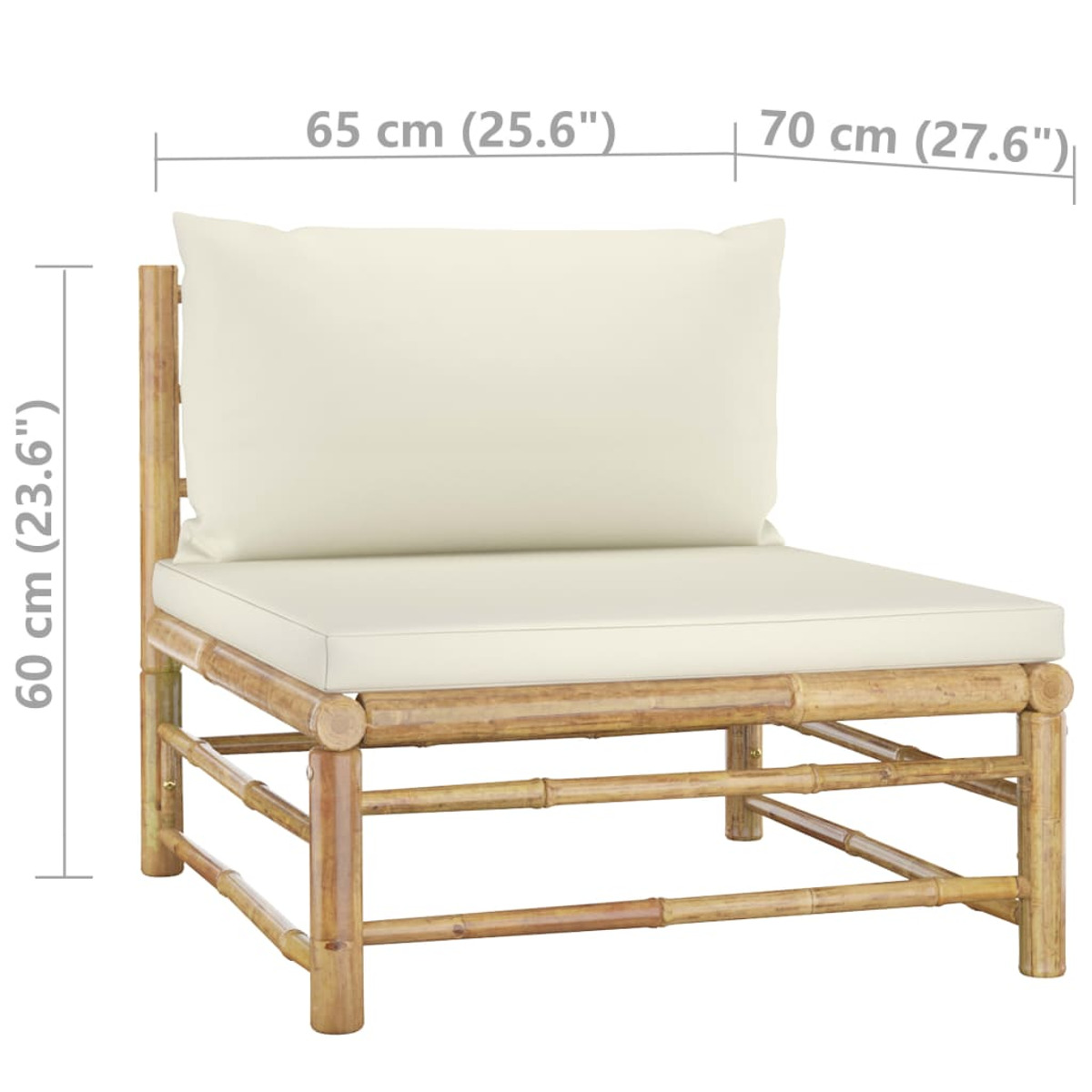 VIDAXL 313143 Gartentisch- Stuhlset, Weiß und