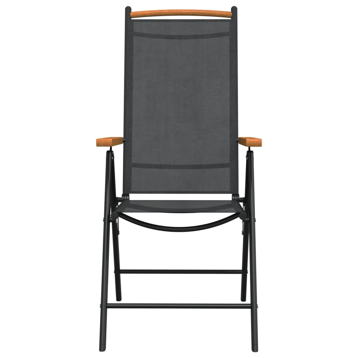 Schwarz Braun VIDAXL Gartentisch- Stuhlset, und und 3200602