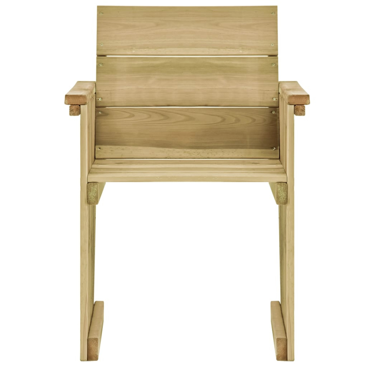 3054428 Holzfarbe Stuhlset, Gartentisch- und VIDAXL