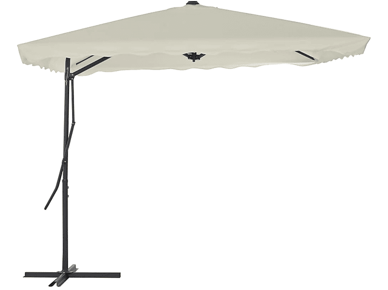 VIDAXL 44882 Sonnenschirm, Weiß MediaMarkt