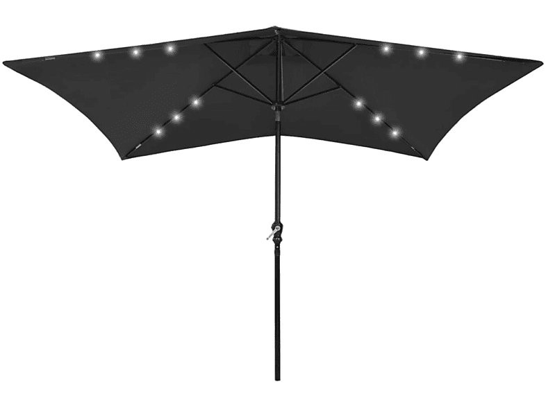 VIDAXL 313792 Sonnenschirm, Schwarz MediaMarkt