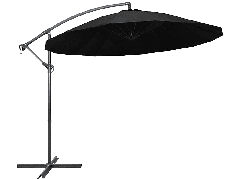 VIDAXL 47226 Sonnenschirm, Schwarz MediaMarkt