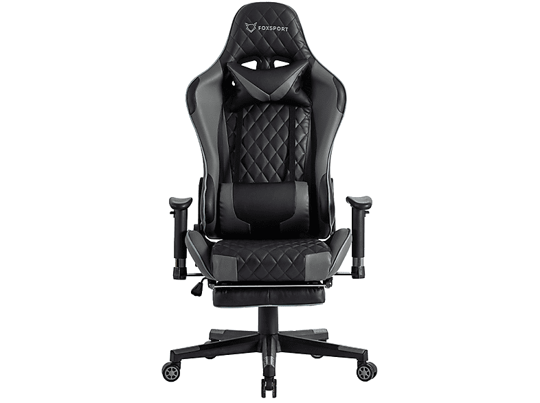 FOXSPORT gaming chair with schwarz black leg Gaming-Stuhl, rest