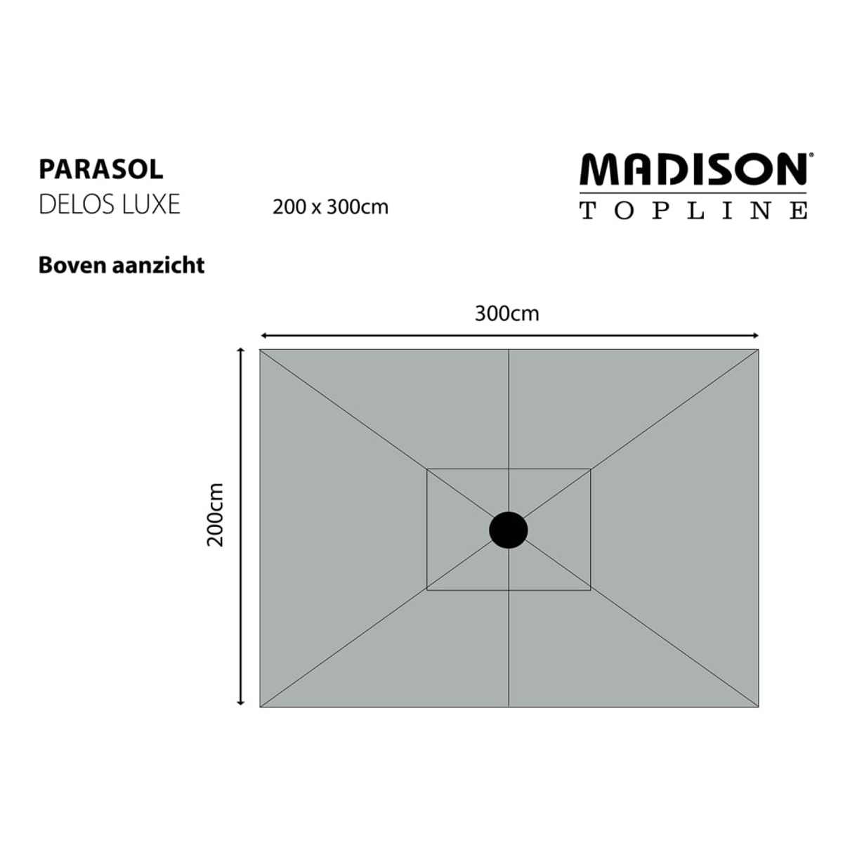 MADISON 418791 Sonnenschirm, Nicht verfügbar