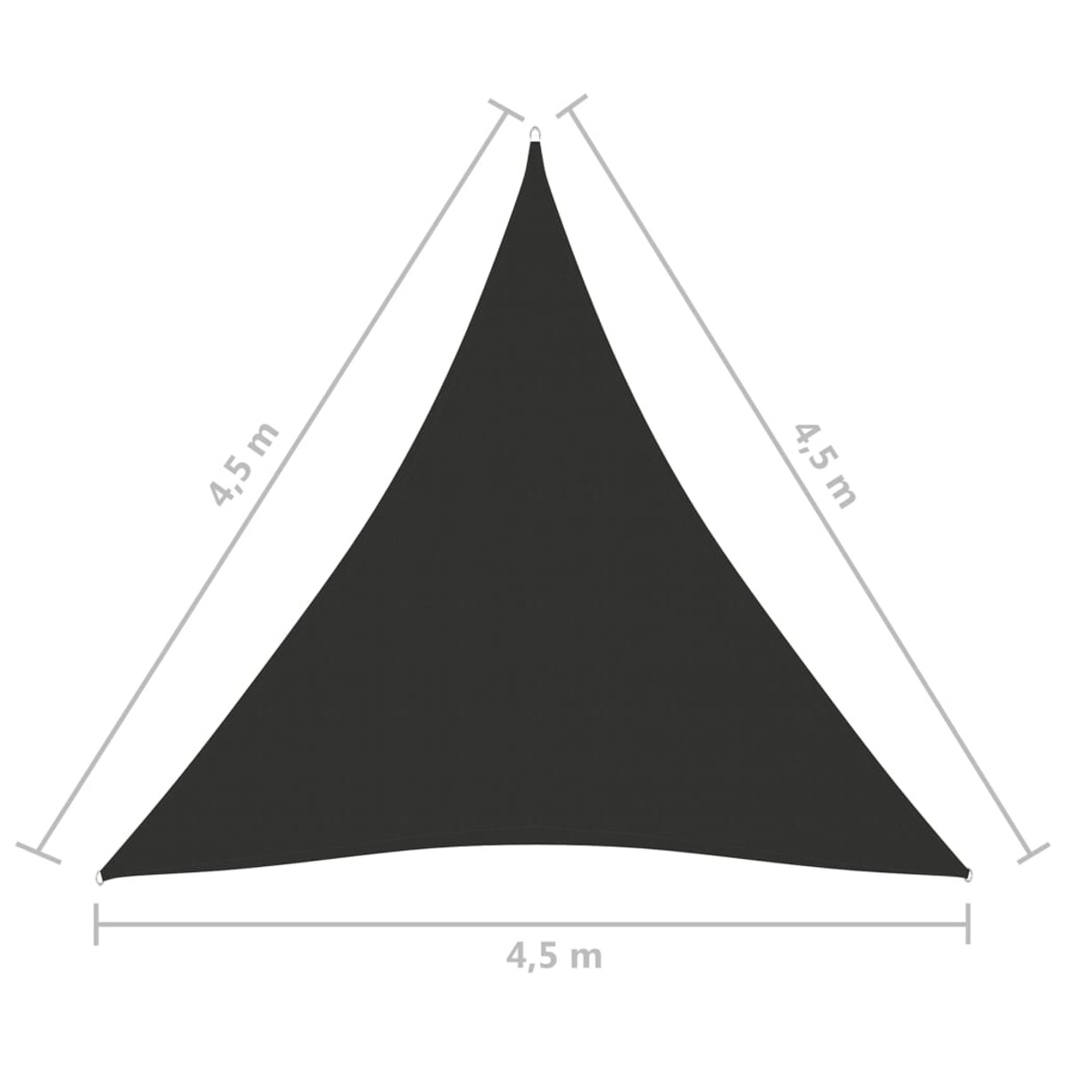 VIDAXL 135123 Sonnensegel, Grau