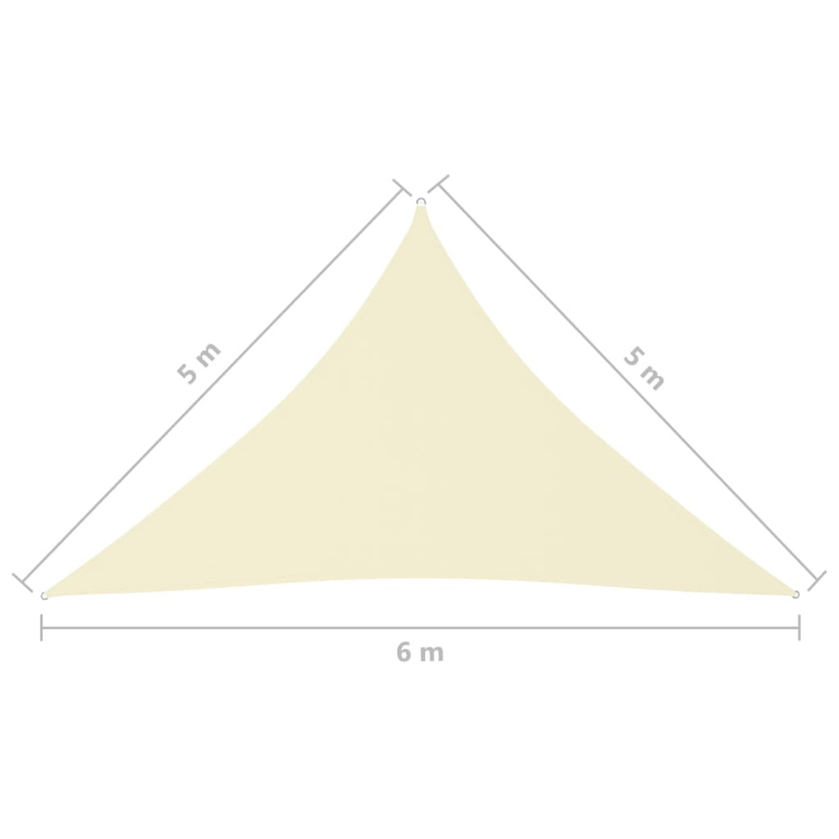 VIDAXL Sonnensegel, 135238 Creme