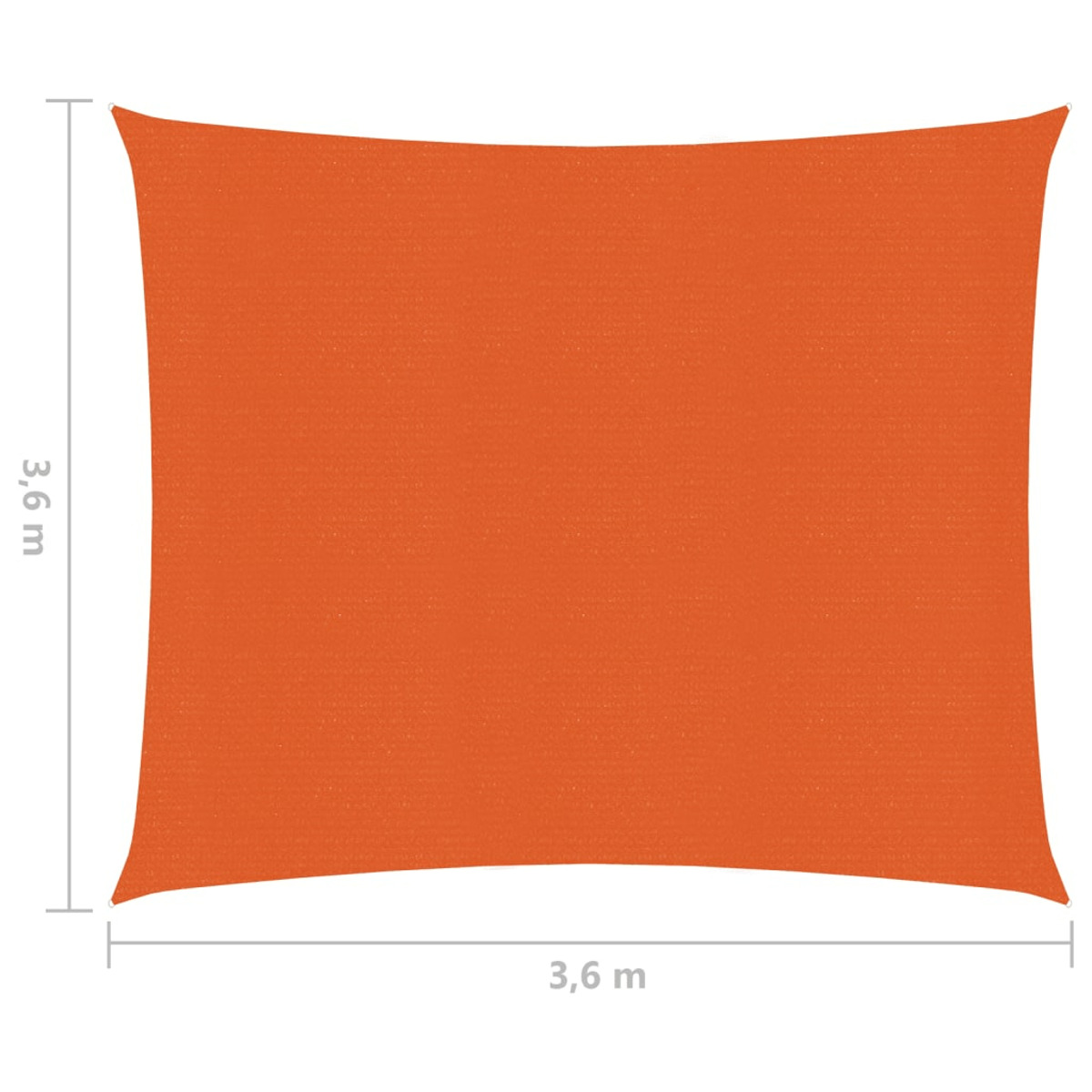 VIDAXL 311660 Sonnensegel, Orange