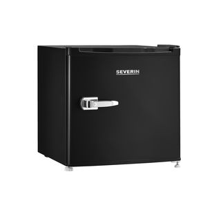 Frigorífico combinado Retro - SEVERIN Mini frigorífico o  congelador 2 en 1 retro SEVERIN, 31 litros, negro, GB 8880, Altura 49,60 cm, negro