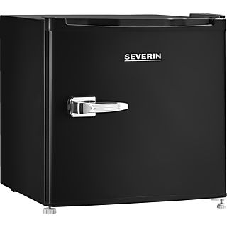 Frigorífico combinado Retro - SEVERIN Mini frigorífico o  congelador 2 en 1 retro SEVERIN, 31 litros, negro, GB 8880, Altura 49,60 cm, negro