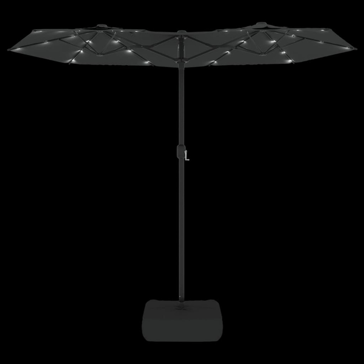 VIDAXL Grau Sonnenschirm, 362971