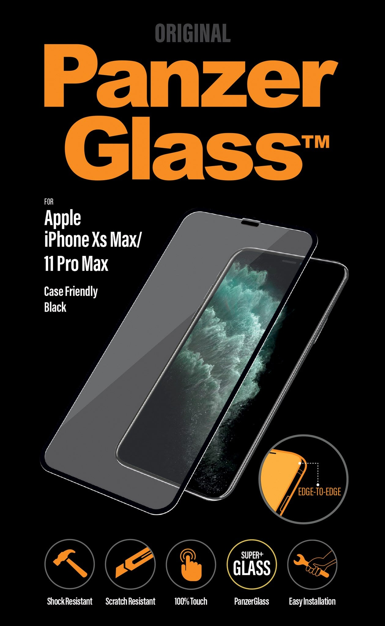 iPhone Xs PANZERGLASS Max) Display protection(für APPLE PZ-2666 Pro Max/11
