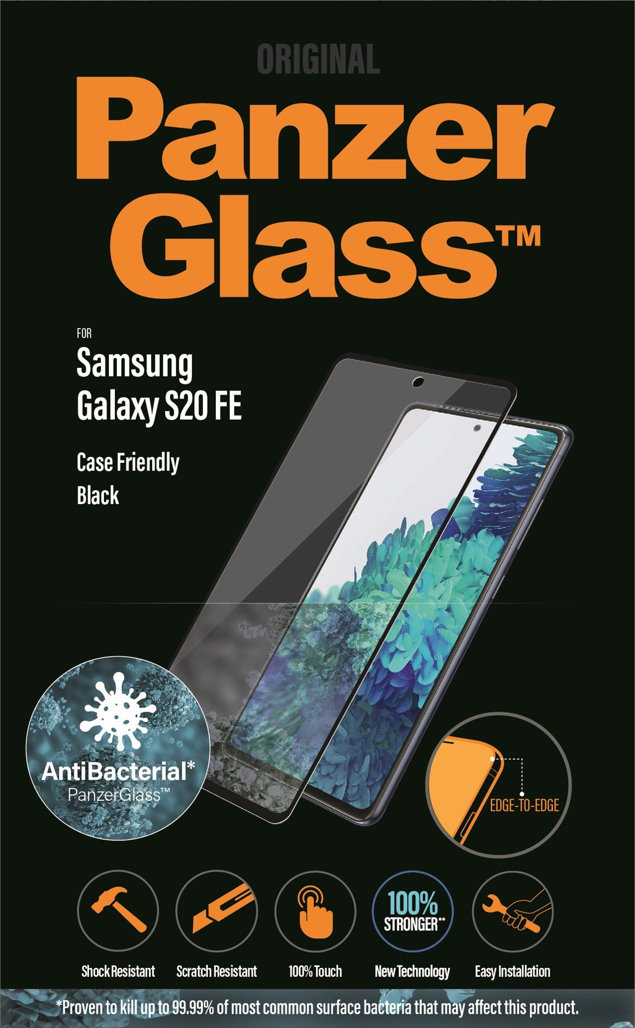 Galaxy SAMSUNG PZ-7243 S20 PANZERGLASS FE) Displayschutz(für