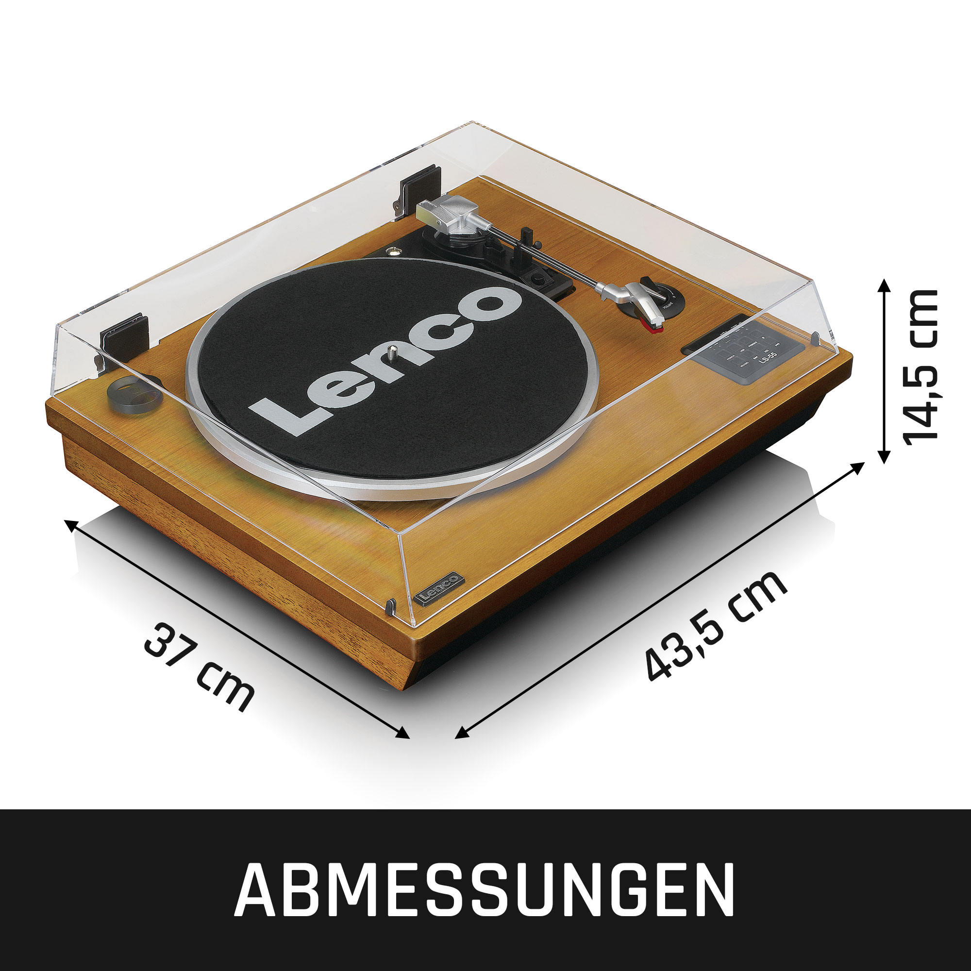 Gramofon LENCO LS-55WA Drewno