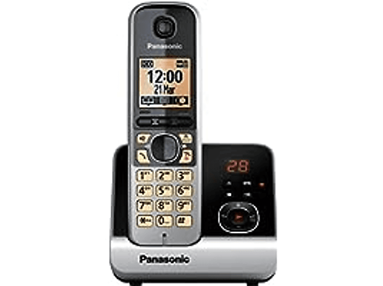 Schnurloses SCHWARZ KX-TG PANASONIC 6721 Telefon GB