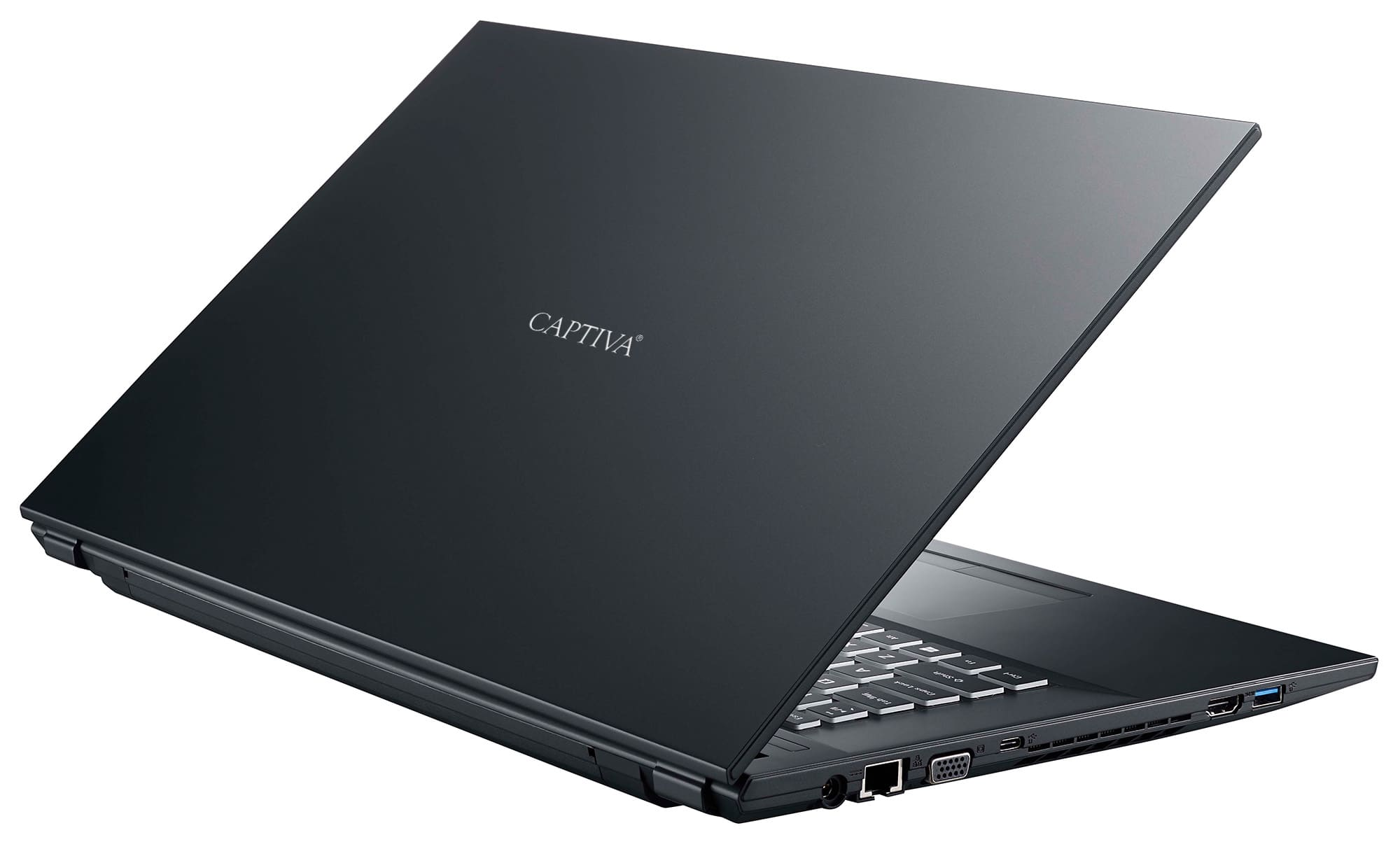 GB Core™ Business-Notebook 17,3 CAPTIVA Zoll 16 Display schwarz I76-079, Starter UHD 500 mit Power i7 SSD, RAM, Prozessor, Graphics, GB