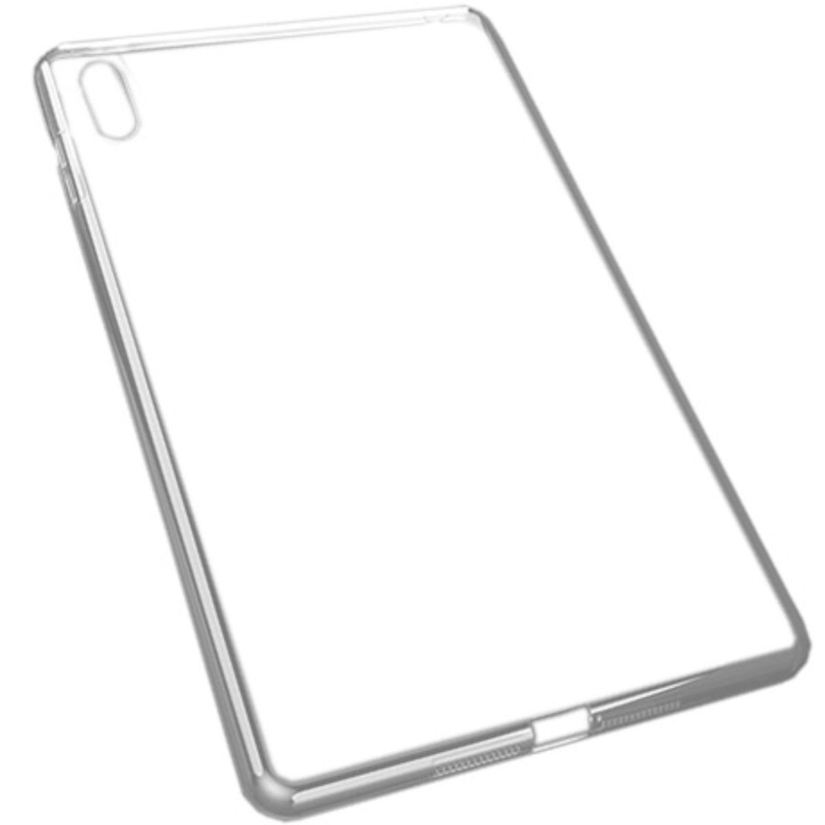 Silikon, WIGENTO Backcover Tablethülle für Hülle Silikon TPU Robust dünn Apple / Transparent Kunststoff
